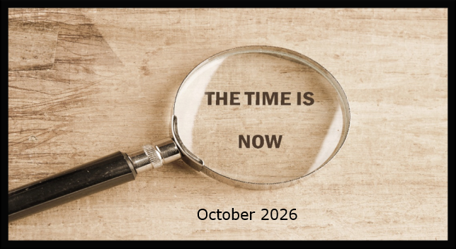 The Time is Now