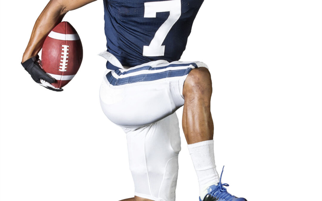 football player running